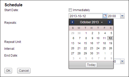Specifying The Future Date