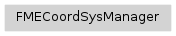 Inheritance diagram of fmeobjects.FMECoordSysManager