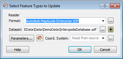 Updating Source and Destination Feature Types