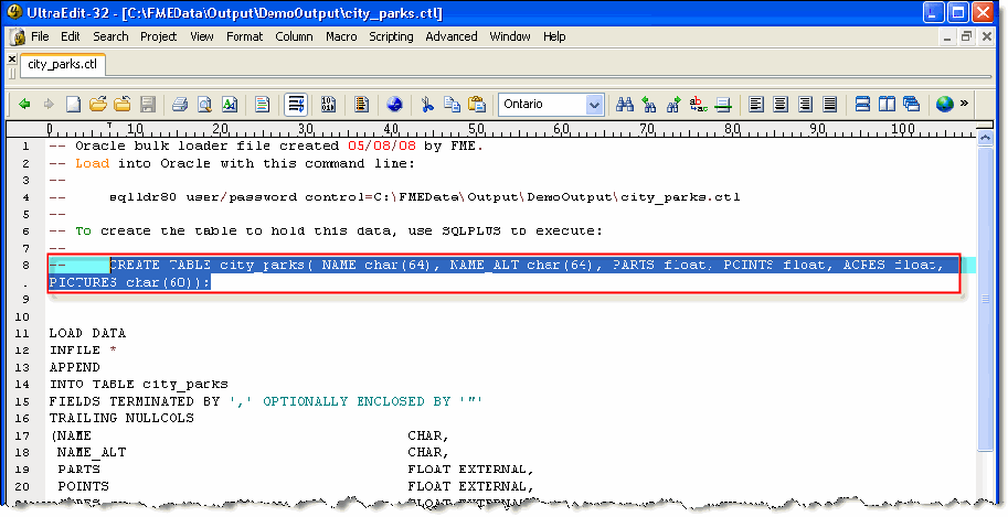 creating-a-table-via-the-ctl-file