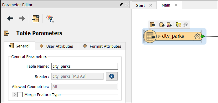 Parameter Editor