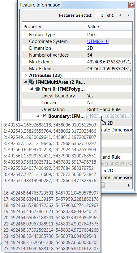Querying Features: Understanding Feature Information
