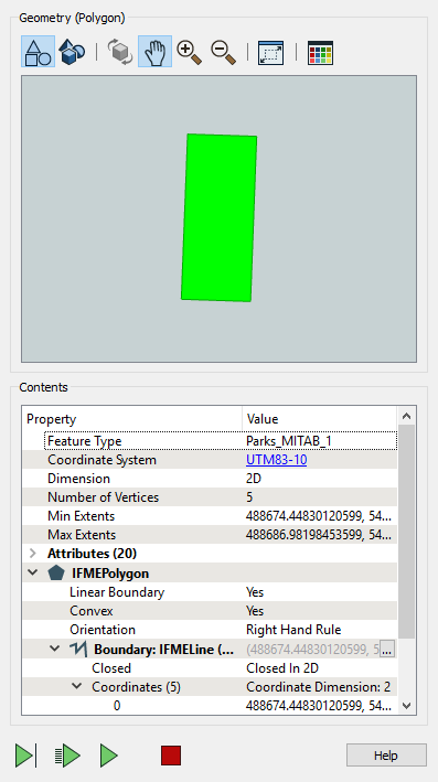 Using the Feature Inspector