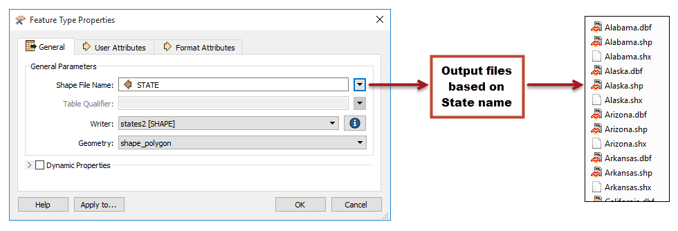 Setting Feature Type Fanout Properties