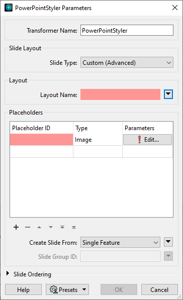 placeholder names