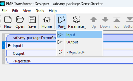 Add Input Port Transformer Designer